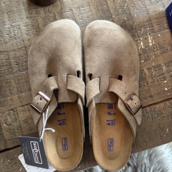 Birkenstock Boston Clog, Taupe Color, Size 41 - Picture 1 of 3